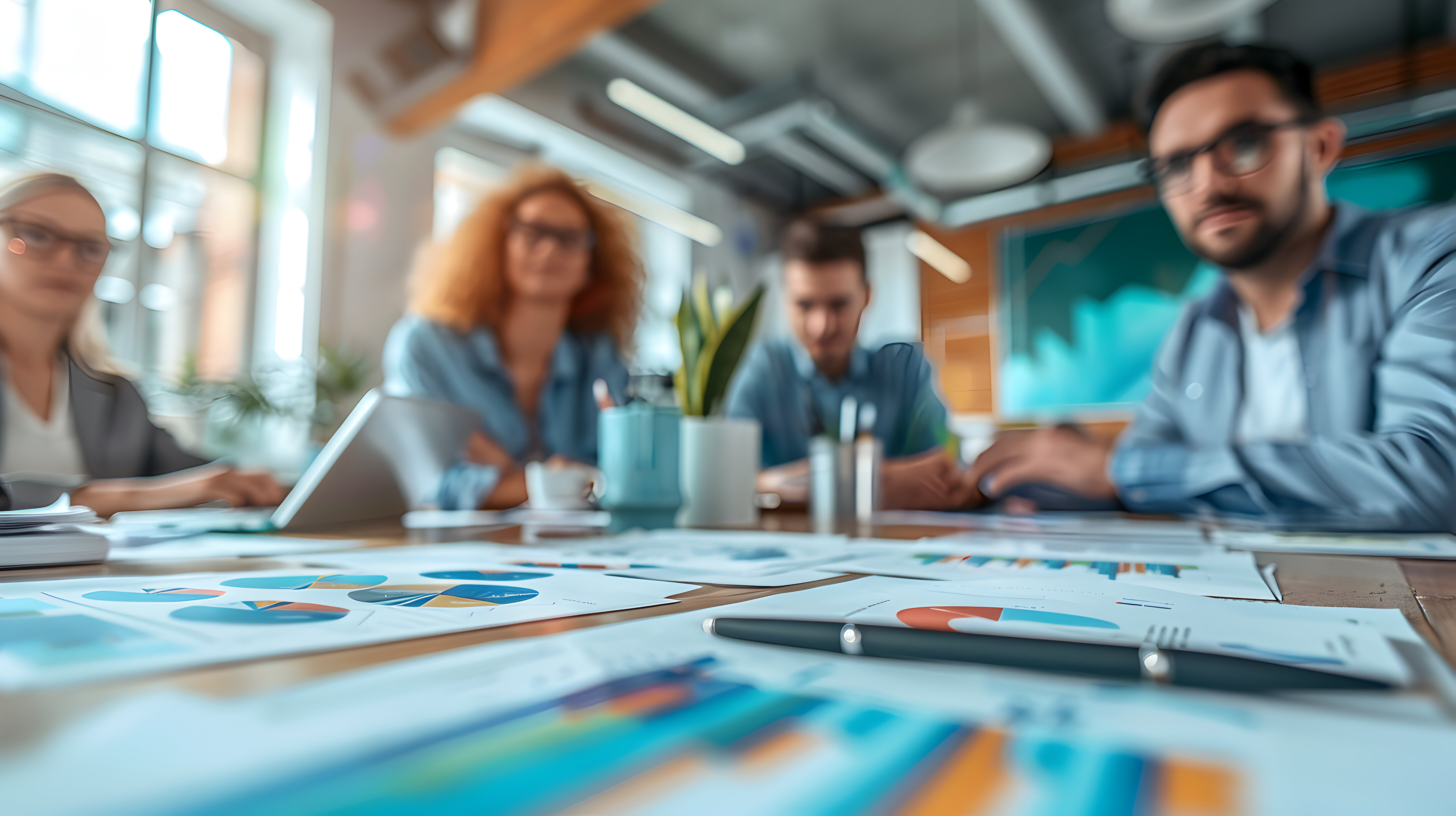 Sesión de trabajo estratégico con equipo directivo